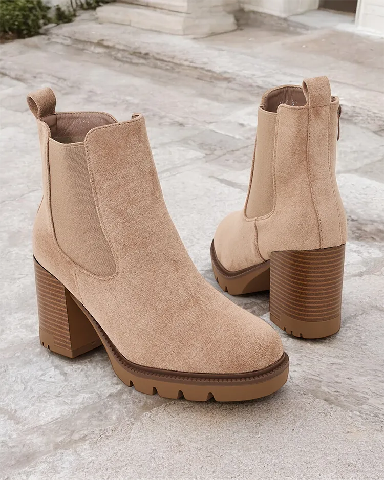 Royalfashion Дамски ботуши с токчета Timoxo