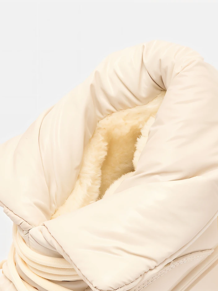 Royalfashion Дамски ботуши за сняг с приплъзване в кремав цвят Dabenda