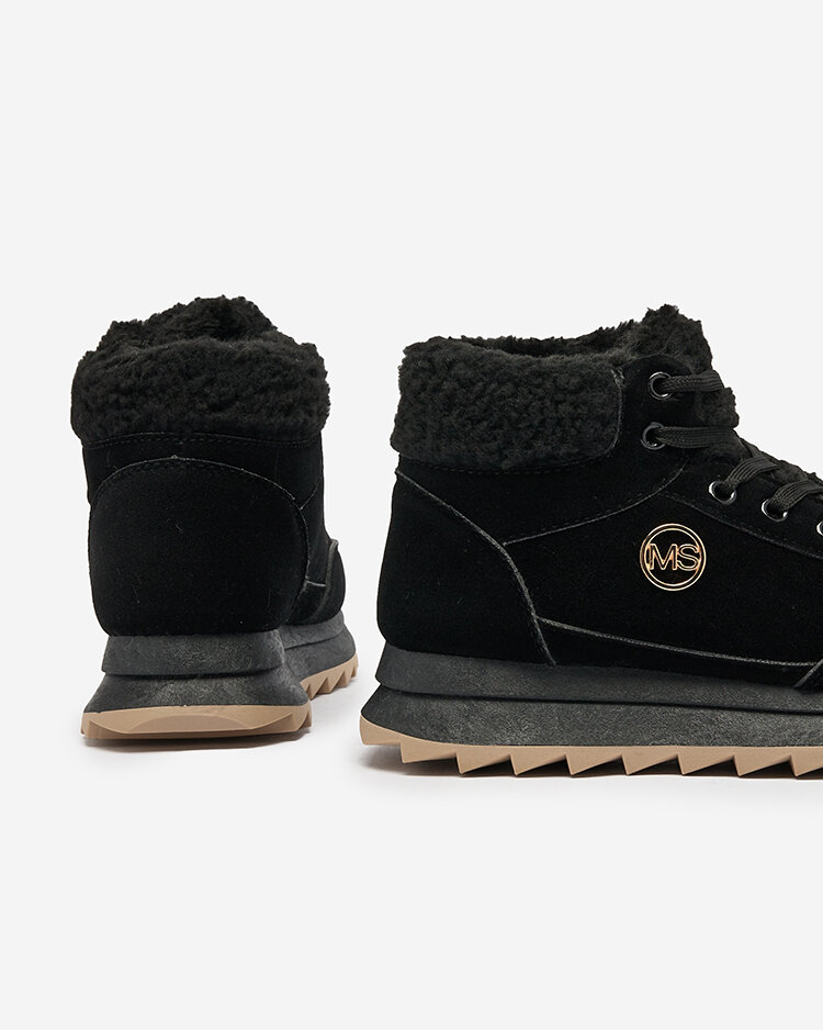 Royalfashion Дамски спортни обувки с изолация в черно Cerrto