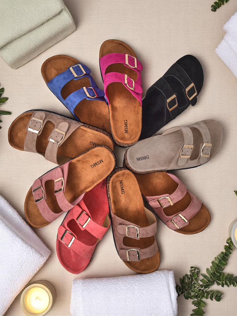 Royalfashion Дамски джапанки с катарами Foumy