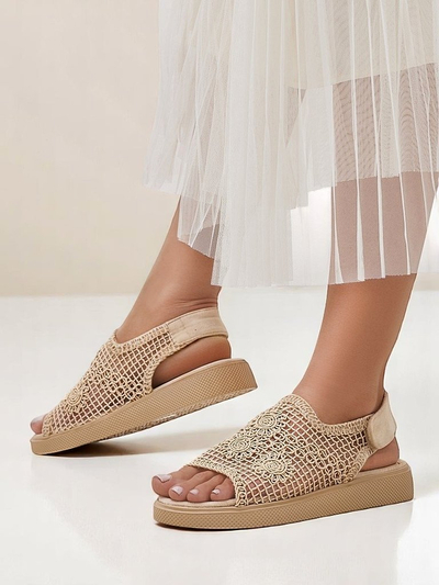 Royalfashion дамски ажурни сандали с горна част Levay