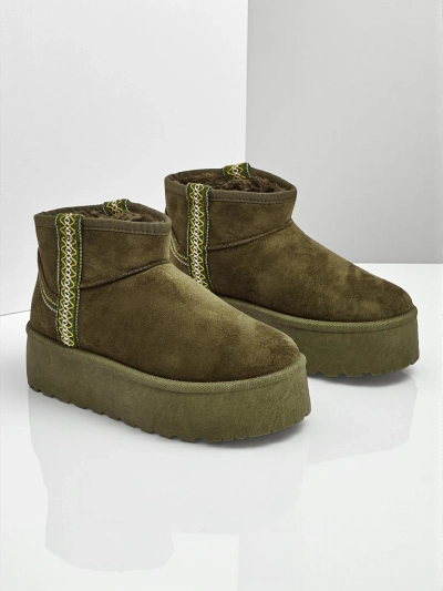 Къси дамски боти а'ла сноубутс Althea