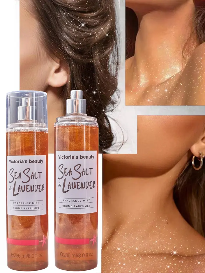 Мист за тяло за вдъхновени жени Victoria’s Beauty Морска сол и лавандула 236 мл