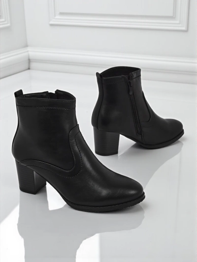 Дамски боти от еко кожа на ток Lunar Crest