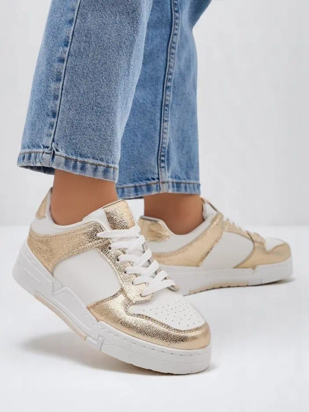 Спортни маратонки Royalfashion за жени на по-дебела подметка Златен час