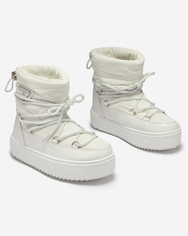 Бели детски обувки за сняг Asifa - Обувки