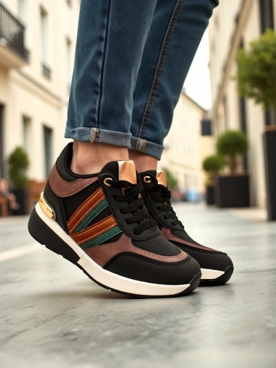 Royalfashion Дамски спортни обувки с скрита платформа Venixxe