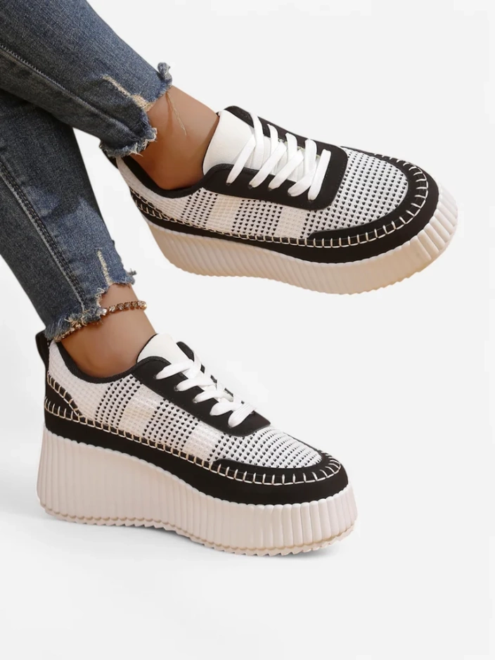 Royalfashion дамски платформа кецове Siserra