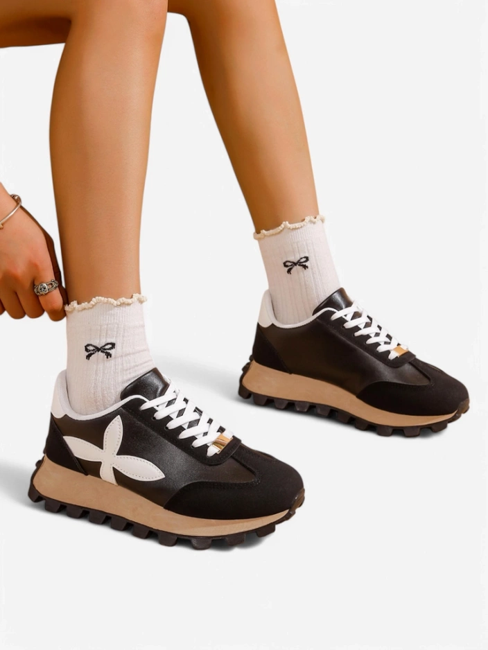 Royalfashion Жени спортни кецове на по-дебела подметка Aloqa