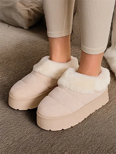 ДАМСКИ Къси снежни ботуши Royalfashion a'la Eliozi