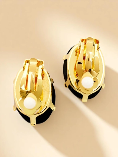 Royalfashion Дамски обеци клипс с кристал