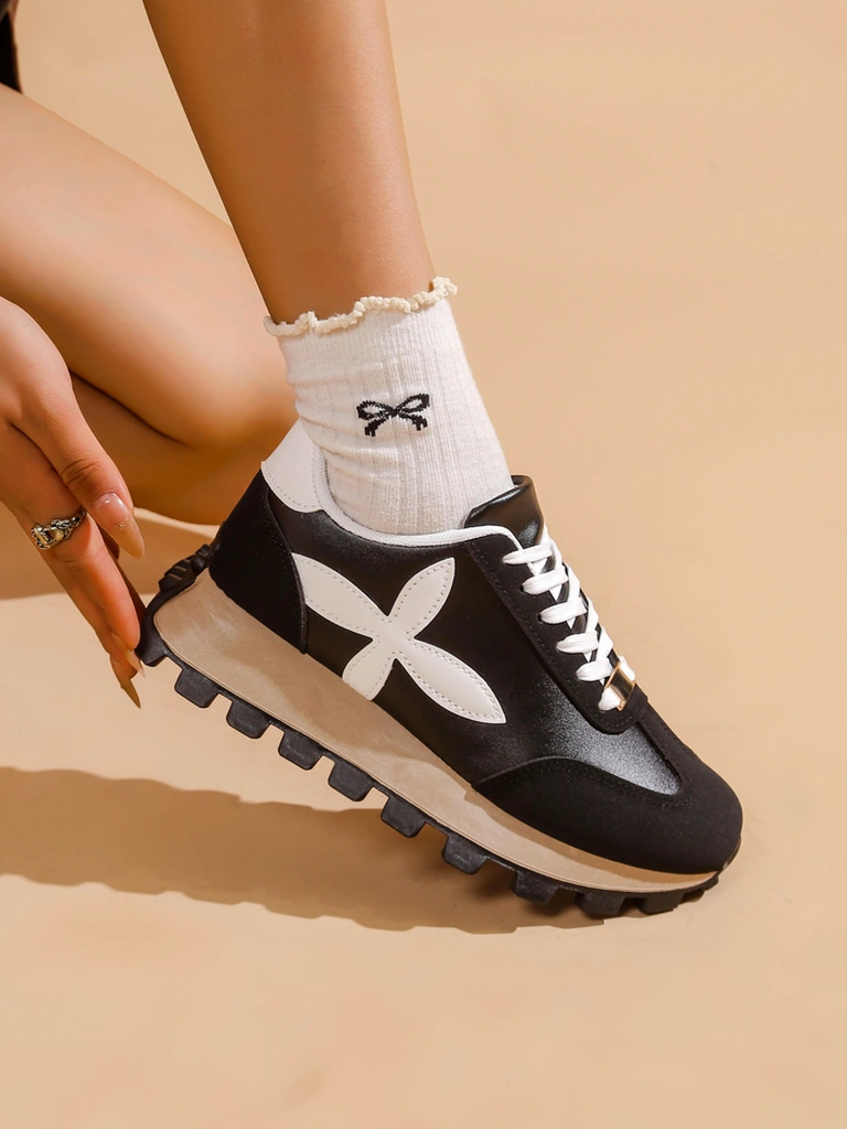 Royalfashion Жени спортни кецове на по-дебела подметка Aloqa