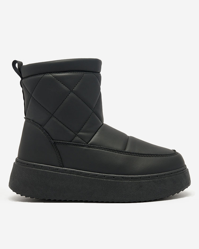 Royalfashion Черни дамски ботуши a'la snow boots Kacecica