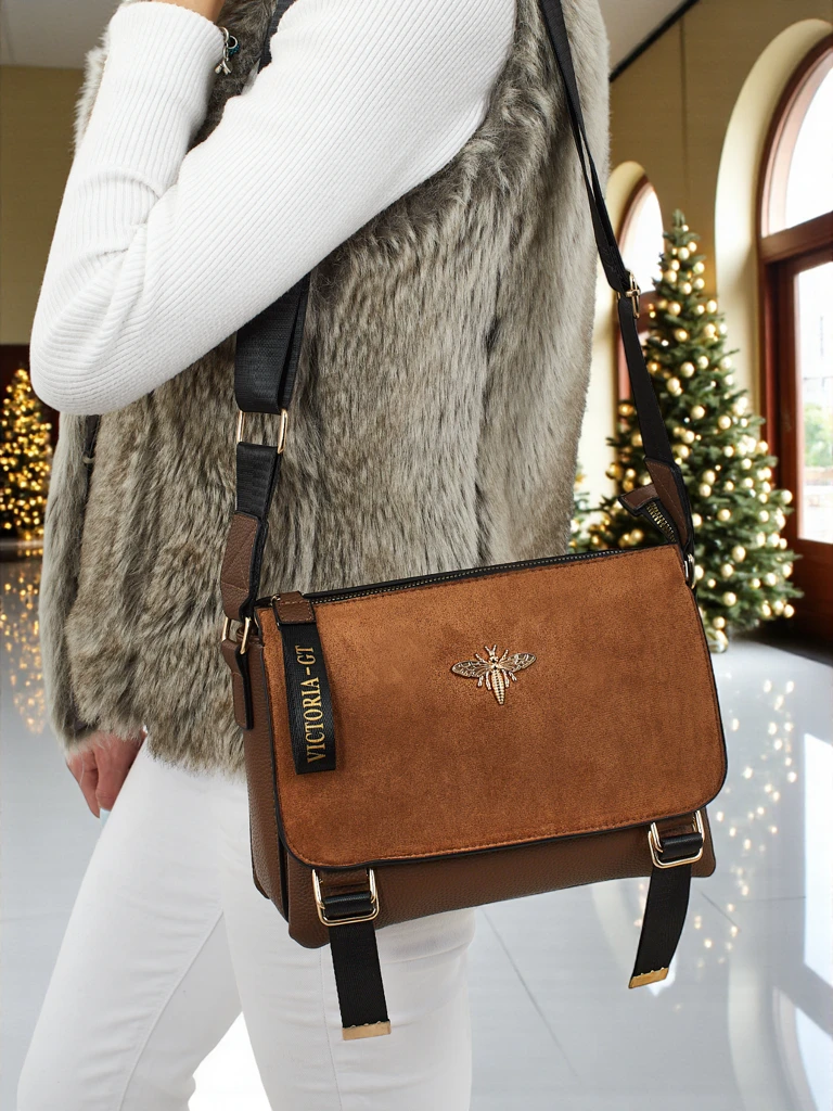 Малка дамска чанта от еко кожа Tessaria