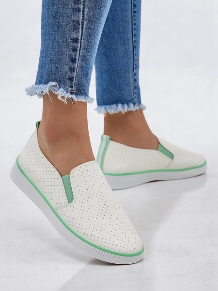 Royalfashion Женски обувки с перфорации тип слип-он Kassias