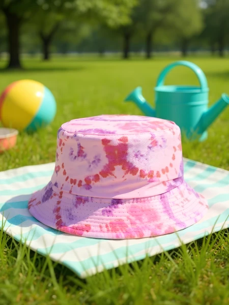 Royalfashion Детска шапка тип кофа Color Splash Bucket