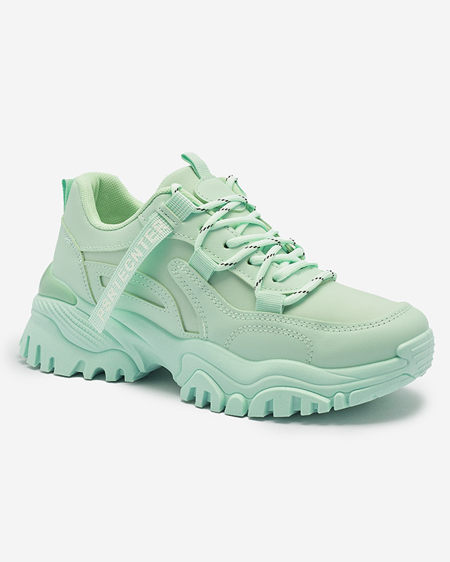 Спортни дамски маратонки в ментов цвят Evilpo- Footwear