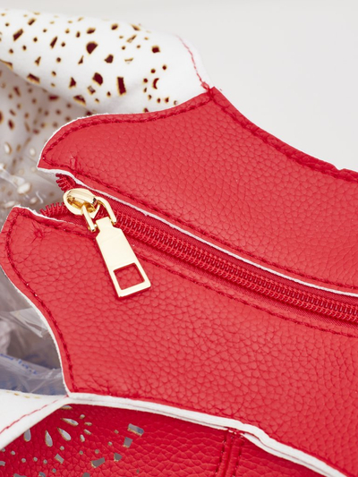 Royalfashion Голяма дамска чанта тип шопър Lira Lace