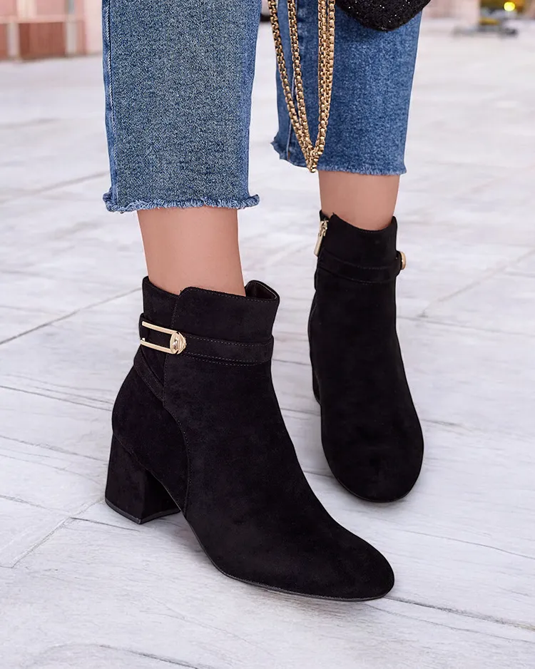 Дамски ботуши на Royalfashion Линомо на глезена