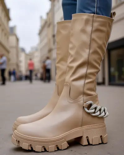 Royalfashion Дамски високи ботуши Defesisa