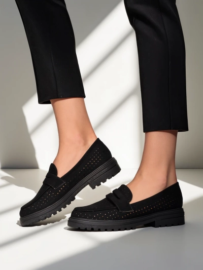 Royalfashion Дамски перфорирани мокасини Filoz