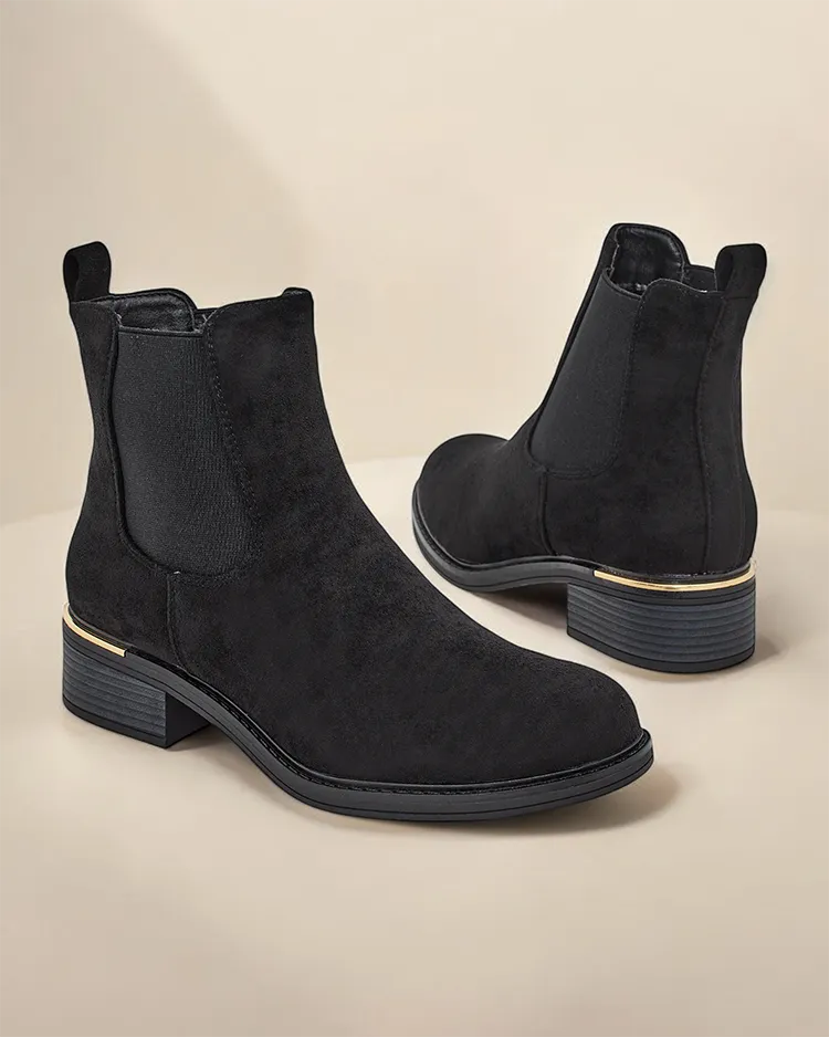 Дамски ботуши без връзки на роял мода Rizones