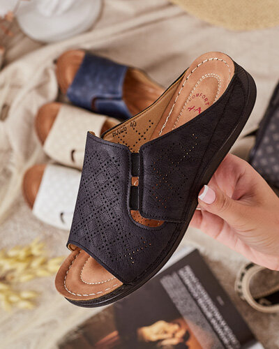 Royalfashion Дамски джапанки Mino с плоска подметка