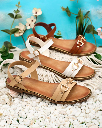 Royalfashion Декорирани дамски сандали Umbe