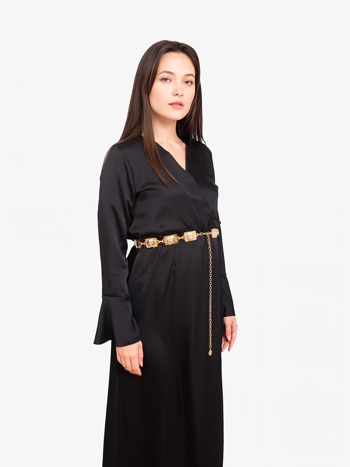 Royalfashion Женски декоративен метален колан