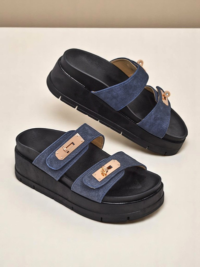 Royalfashion Дамски сандали на платформа с катарами Dalia