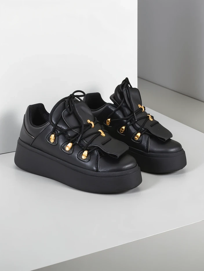 Royalfashion Дамски маратонки с декоративна езиче Domatories