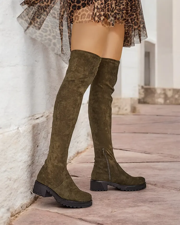 Royalfashion Дамски ботуши Risso до коляното