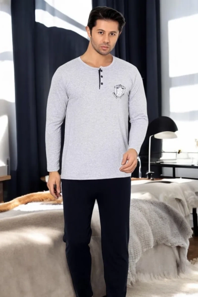 Royalfashion Мъжки памучни пижами