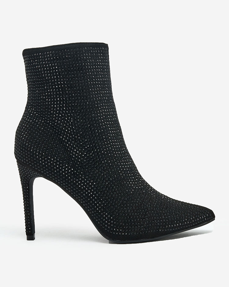 Royalfashion Дамски ботуши Lekirisa Zirconia Stiletto