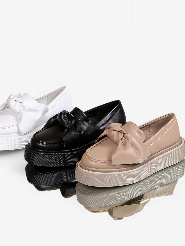 Royalfashion Елегантни дамски мокасини с лък Ortto