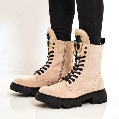 Royalfashion Еко-велурни дамски работни обувки Moxox