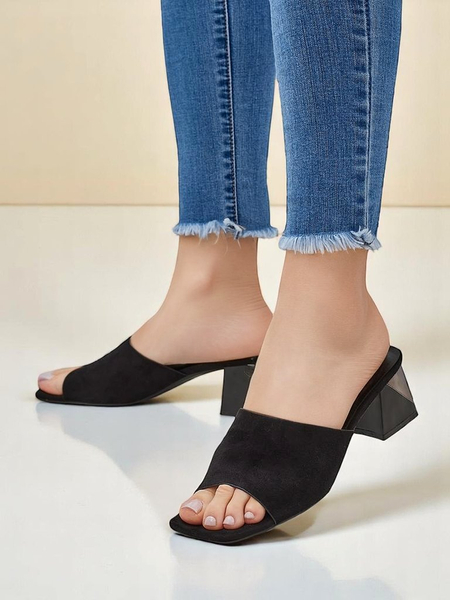 Royalfashion дамски чехли с декоративен ток Vollatie