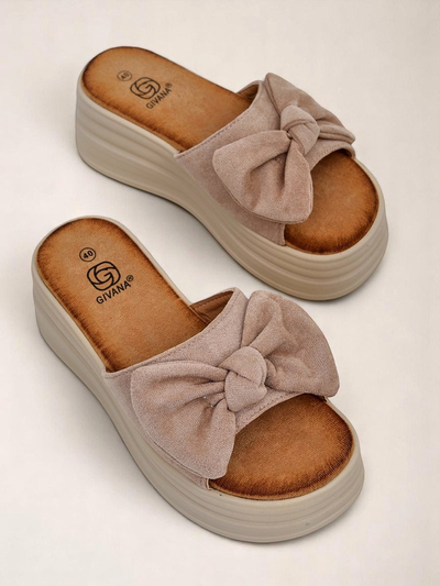 Royalfashion Дамски чехли на платформа Givan