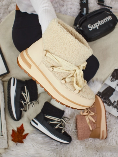 Дамски боти тип снегоходки с пух Verruna