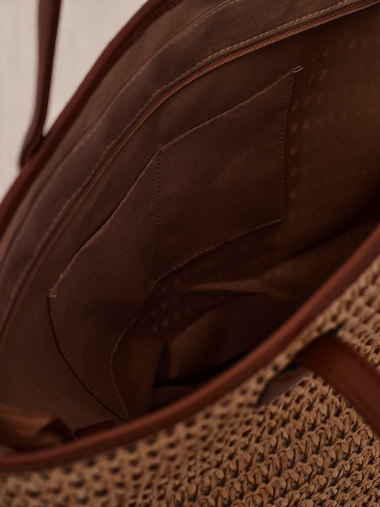 Royalfashion Голяма сламена дамска чанта Solea Bag