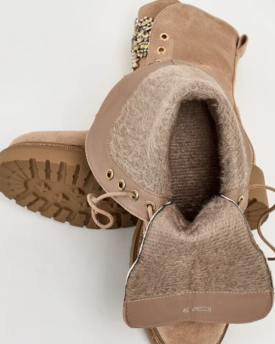 Royalfashion Дамски високи ботуши Sinno