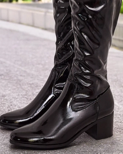 Royalfashion Дамски ботуши Noem с приплъзване над коляното