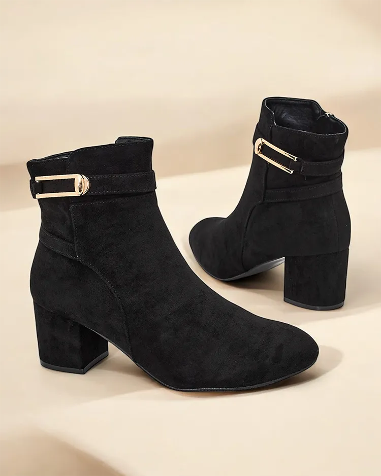 Дамски ботуши на Royalfashion Линомо на глезена