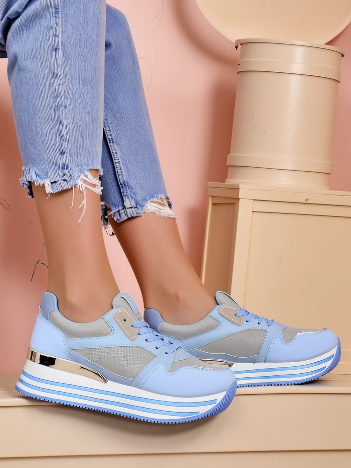 Royalfashion Дамски платформи спортни маратонки Erixo