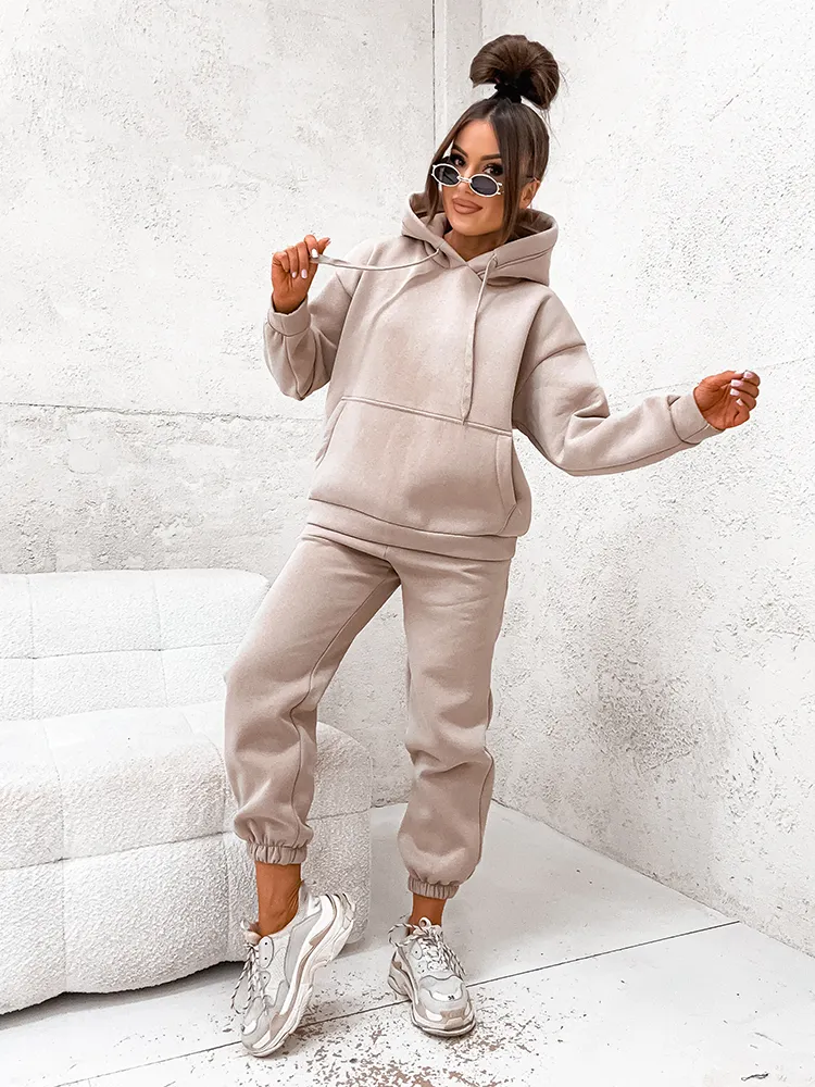 Royalfashion Памучен дамски комплект с потник