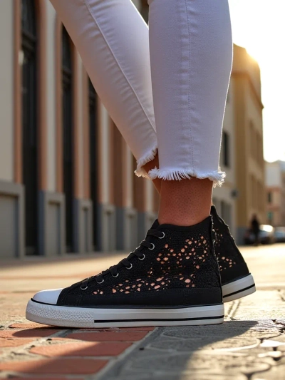 Royalfashion Женски перфориранки маратонки Limme