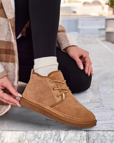 Camelowe śniegowce męskie Gavin - Obuwie