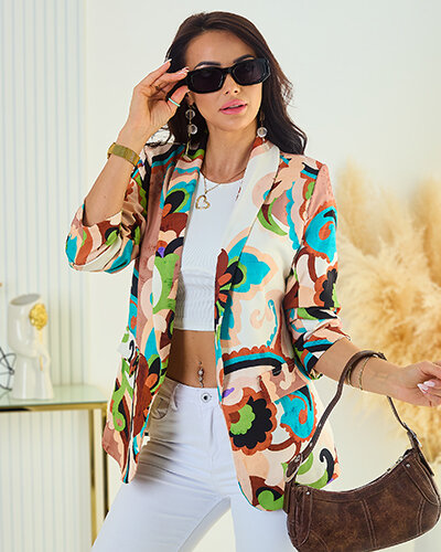 Royalfashion Дамско яке с десен