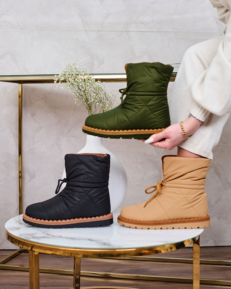 Royalfashion Дамски ботуши за сняг в зелено Nevonsis