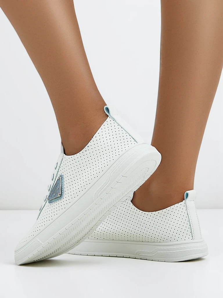 Роялфешън Дамски спортни обувки с връзки с принт Фенни